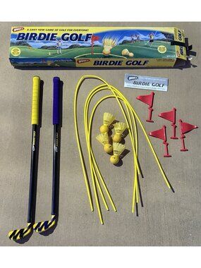 Vintage Wham-O Birdie Golf Family Yard Game Outdoor Party Fun Kids 1998 Rare